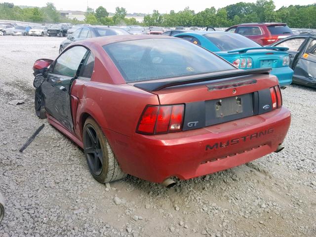 1FAFP42X4YF295982 - 2000 FORD MUSTANG GT RED photo 3