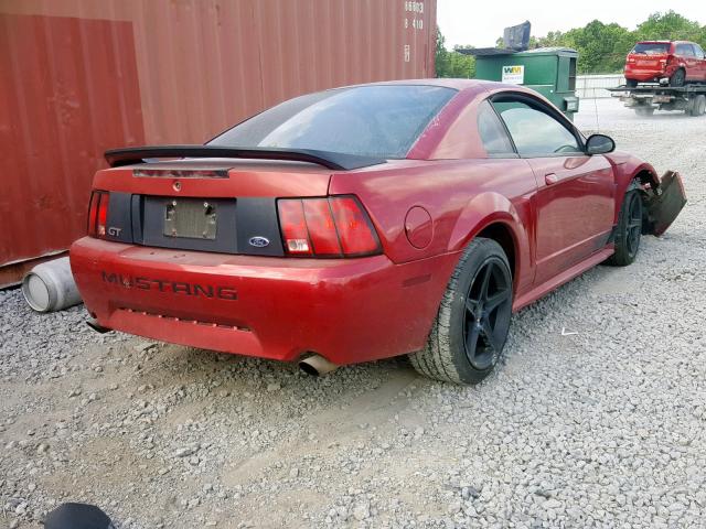 1FAFP42X4YF295982 - 2000 FORD MUSTANG GT RED photo 4