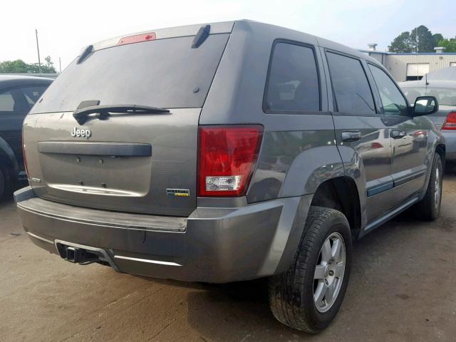 1J8HS48N28C156659 - 2008 JEEP GRAND CHER GRAY photo 4