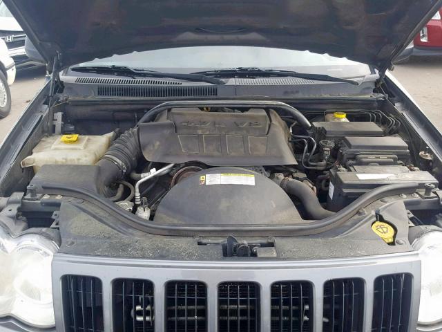 1J8HS48N28C156659 - 2008 JEEP GRAND CHER GRAY photo 7