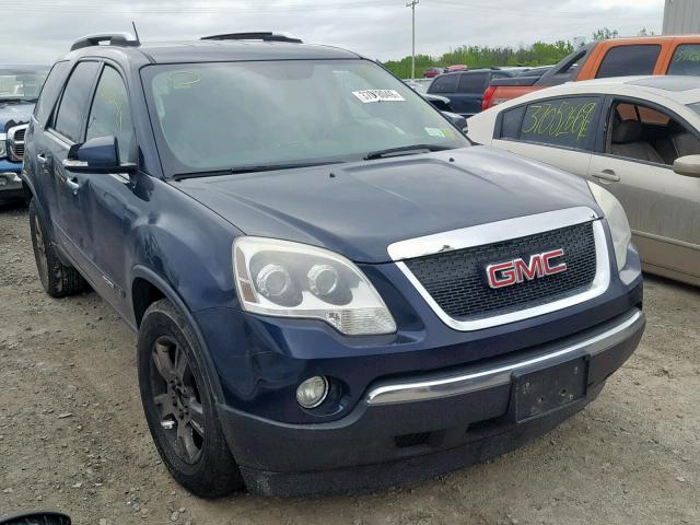 1GKEV23718J163973 - 2008 GMC ACADIA SLT BLUE photo 1