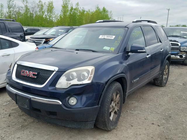 1GKEV23718J163973 - 2008 GMC ACADIA SLT BLUE photo 2