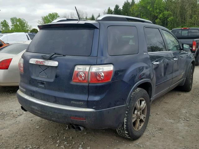 1GKEV23718J163973 - 2008 GMC ACADIA SLT BLUE photo 4