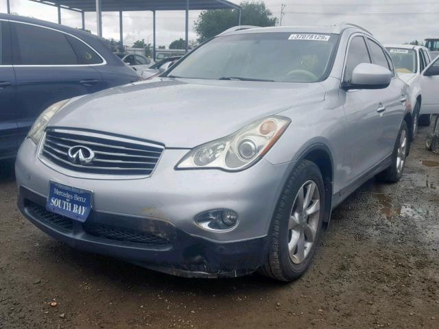 JNKAJ09E78M304736 - 2008 INFINITI EX35 BASE SILVER photo 2
