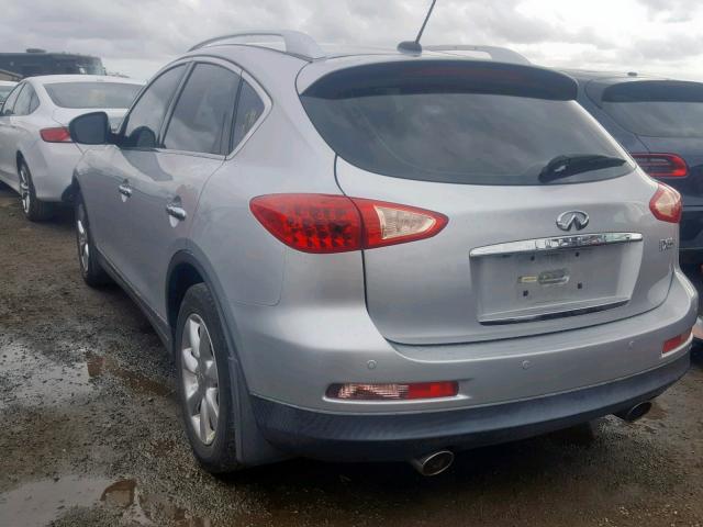 JNKAJ09E78M304736 - 2008 INFINITI EX35 BASE SILVER photo 3
