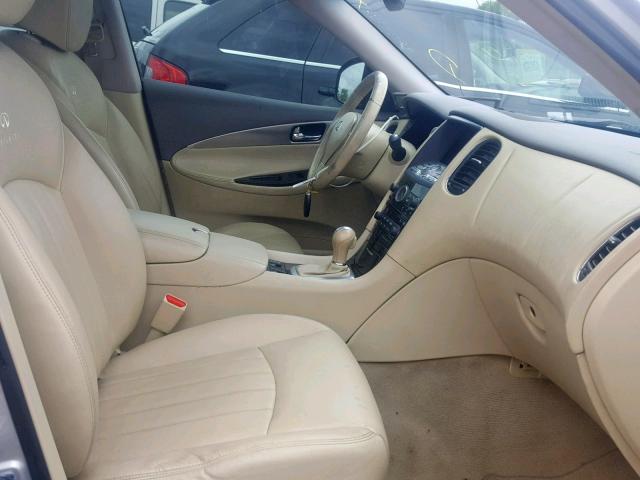 JNKAJ09E78M304736 - 2008 INFINITI EX35 BASE SILVER photo 5