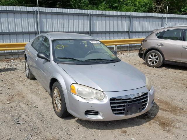 1C3EL46XX4N126954 - 2004 CHRYSLER SEBRING LX SILVER photo 1