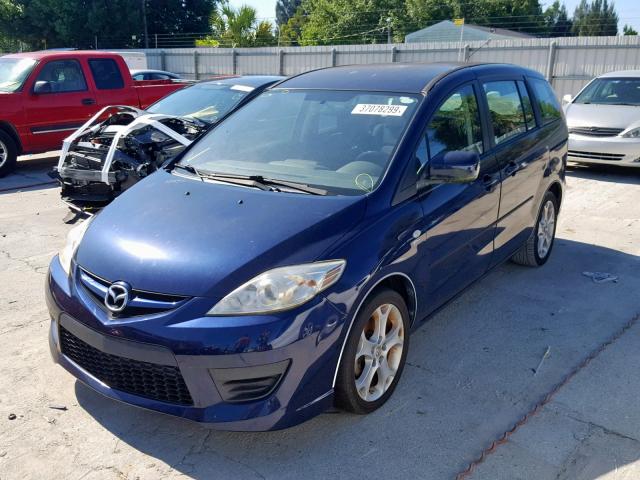 JM1CR293490336100 - 2009 MAZDA 5 BLUE photo 2