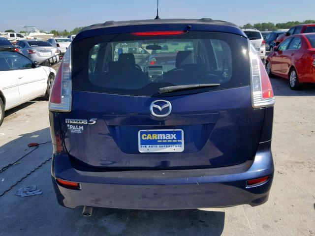 JM1CR293490336100 - 2009 MAZDA 5 BLUE photo 9