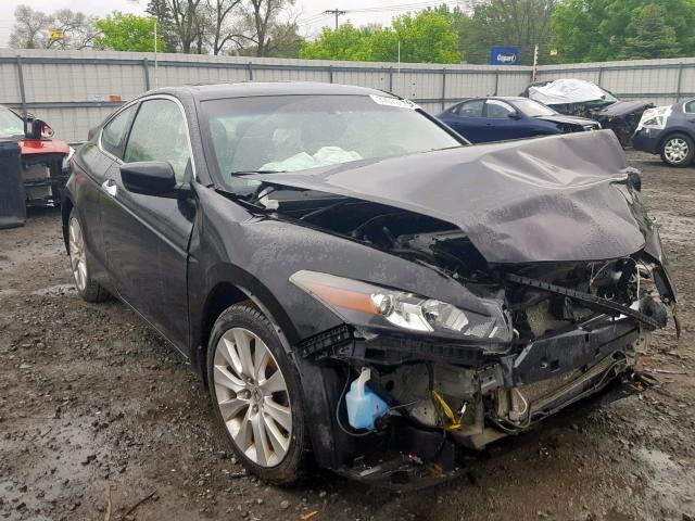 1HGCS2B82AA000441 - 2010 HONDA ACCORD EXL BLACK photo 1