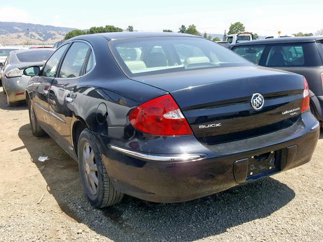 2G4WD582081233891 - 2008 BUICK LACROSSE C BLACK photo 3