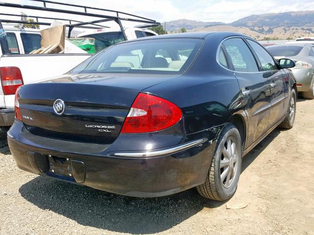 2G4WD582081233891 - 2008 BUICK LACROSSE C BLACK photo 4