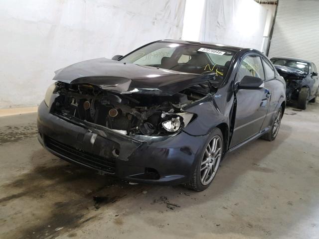 JTKDE177050016369 - 2005 TOYOTA SCION TC შავი ფოტო 2