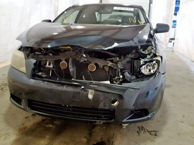 JTKDE177050016369 - 2005 TOYOTA SCION TC შავი ფოტო 9