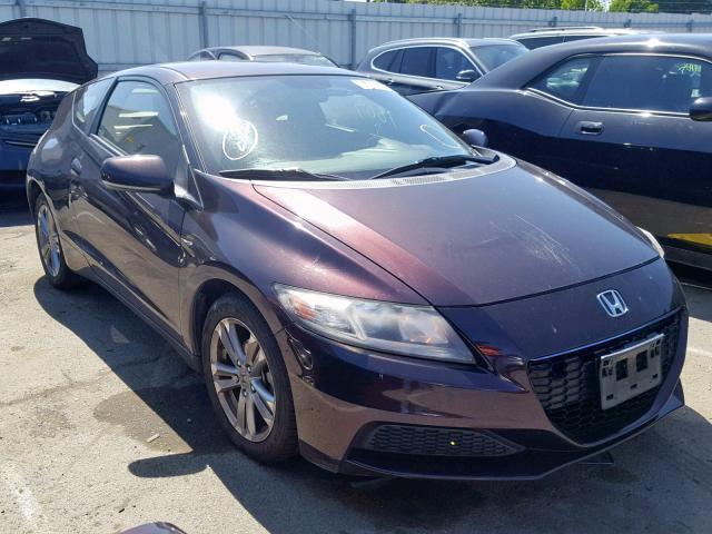 JHMZF1D42DS002169 - 2013 HONDA CR-Z PURPLE photo 1