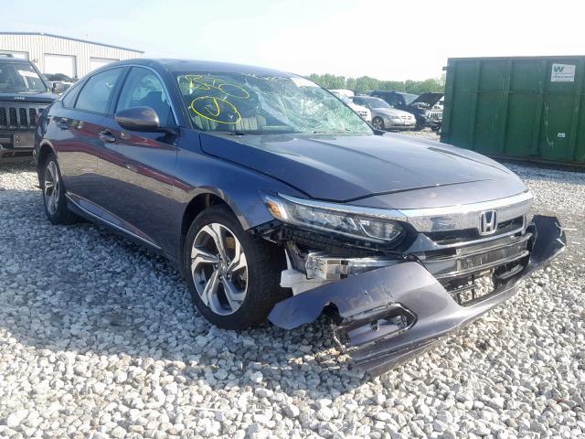 1HGCV2F60JA035530 - 2018 HONDA ACCORD EXL GRAY photo 1