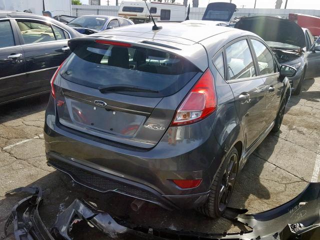 3FADP4GX6KM130135 - 2019 FORD FIESTA ST GRAY photo 4