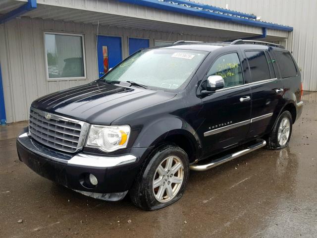 1A8HW58N27F543932 - 2007 CHRYSLER ASPEN LIMI BLACK photo 2