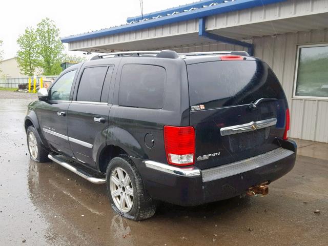 1A8HW58N27F543932 - 2007 CHRYSLER ASPEN LIMI BLACK photo 3