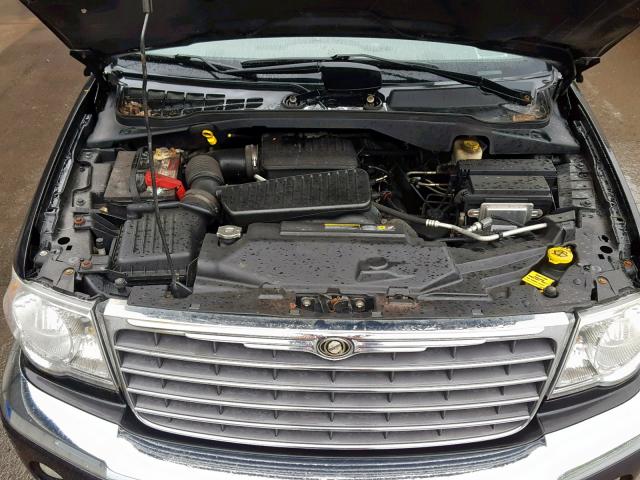 1A8HW58N27F543932 - 2007 CHRYSLER ASPEN LIMI BLACK photo 7