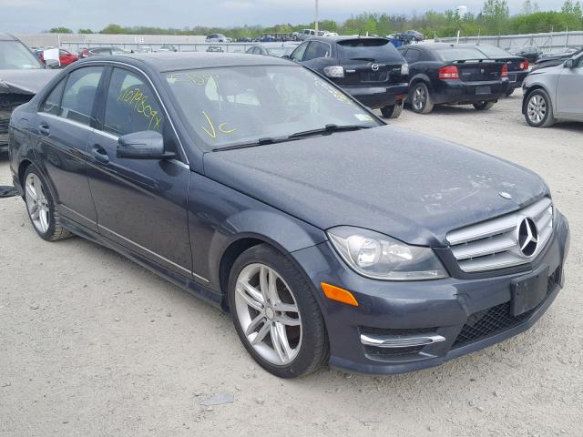 WDDGF4HBXDR296632 - 2013 MERCEDES-BENZ C 250 GRAY photo 1