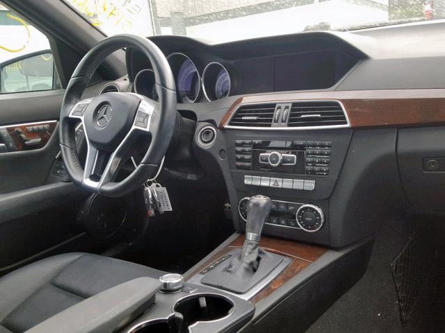 WDDGF4HBXDR296632 - 2013 MERCEDES-BENZ C 250 GRAY photo 9