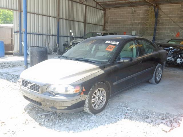 YV1RS61T042394245 - 2004 VOLVO S60 BLACK photo 2