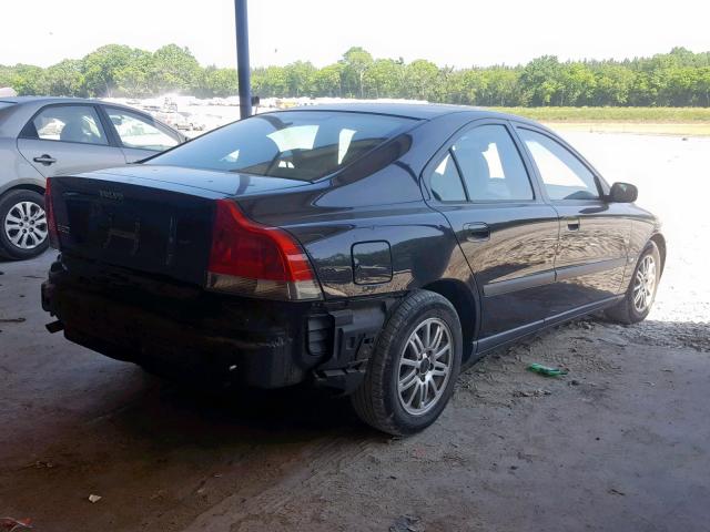 YV1RS61T042394245 - 2004 VOLVO S60 BLACK photo 4