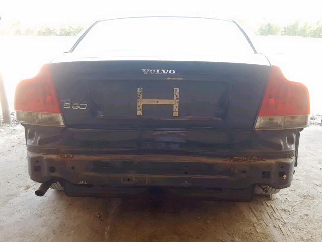 YV1RS61T042394245 - 2004 VOLVO S60 BLACK photo 9