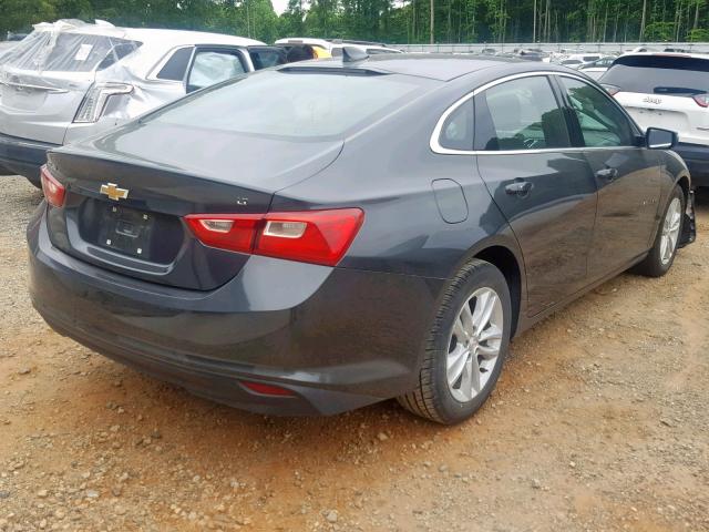 1G1ZD5ST6JF141839 - 2018 CHEVROLET MALIBU LT GRAY photo 4