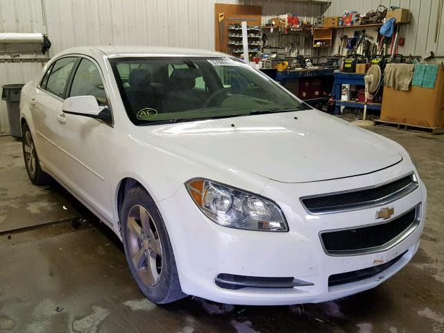 1G1ZC5EU1BF170805 - 2011 CHEVROLET MALIBU 1LT WHITE photo 1