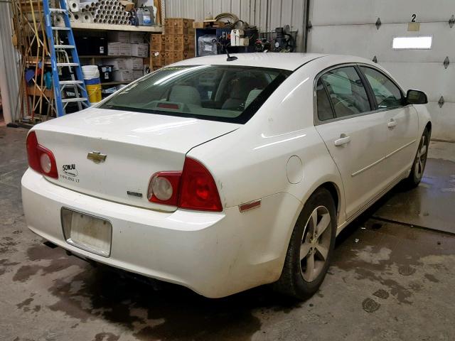 1G1ZC5EU1BF170805 - 2011 CHEVROLET MALIBU 1LT WHITE photo 4