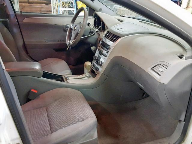 1G1ZC5EU1BF170805 - 2011 CHEVROLET MALIBU 1LT WHITE photo 5