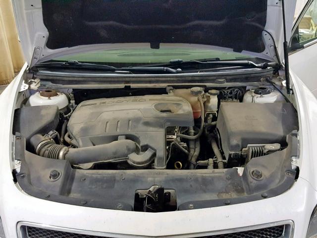 1G1ZC5EU1BF170805 - 2011 CHEVROLET MALIBU 1LT WHITE photo 7