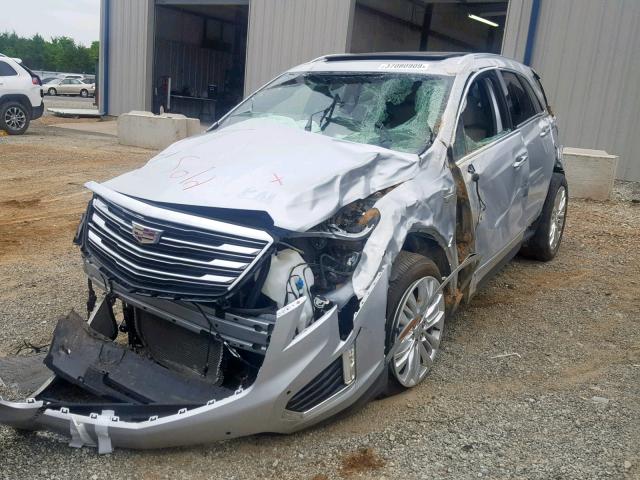 1GYKNERS8JZ213281 - 2018 CADILLAC XT5 PREMIU SILVER photo 2