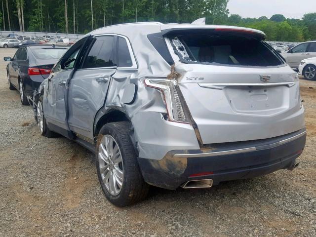 1GYKNERS8JZ213281 - 2018 CADILLAC XT5 PREMIU SILVER photo 3