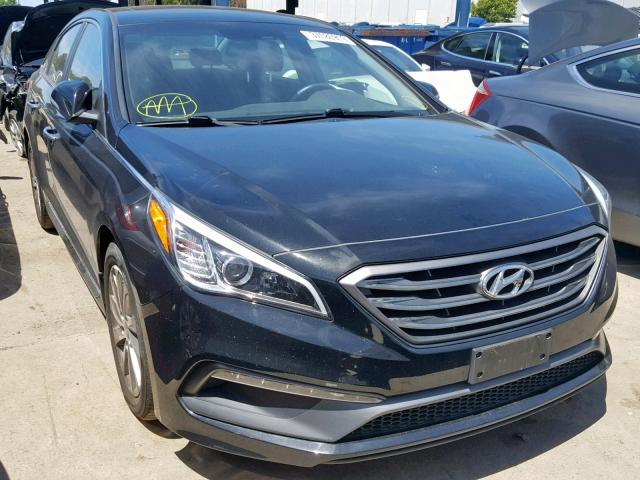 5NPE34AF2HH442798 - 2017 HYUNDAI SONATA SPO BLACK photo 1