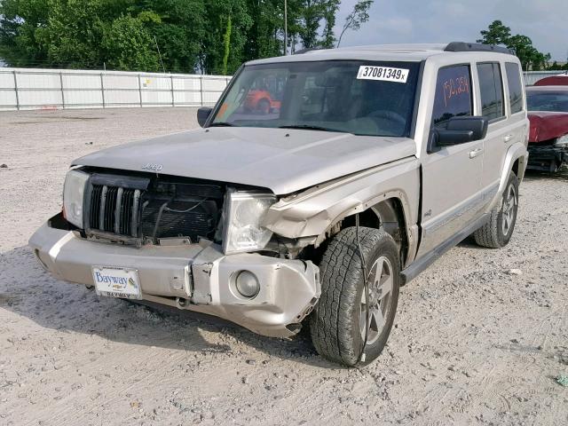 1J8HG48K66C366329 - 2006 JEEP COMMANDER TAN photo 2