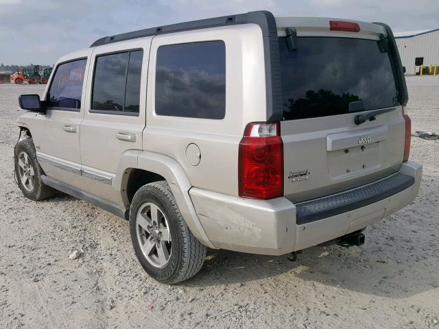 1J8HG48K66C366329 - 2006 JEEP COMMANDER TAN photo 3