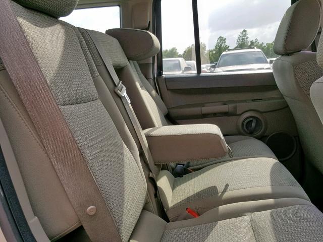 1J8HG48K66C366329 - 2006 JEEP COMMANDER TAN photo 6