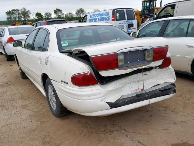 1G4HP54K624229944 - 2002 BUICK LESABRE CU WHITE photo 3