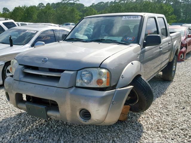 1N6ED27T64C447987 - 2004 NISSAN FRONTIER C BEIGE photo 2