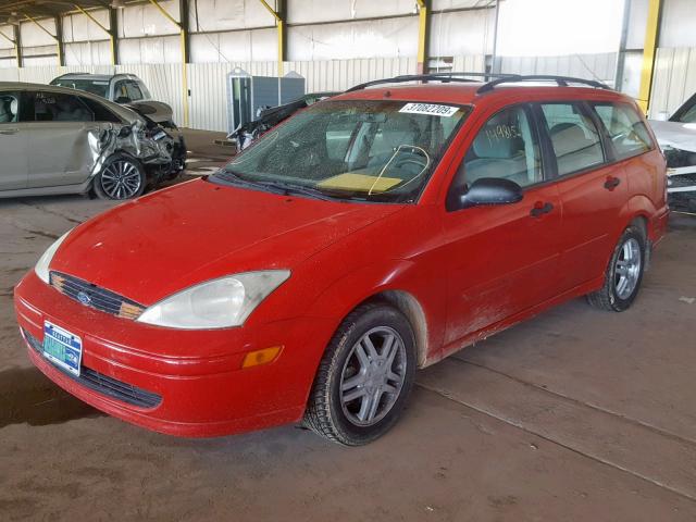 1FAHP36361W131570 - 2001 FORD FOCUS SE RED photo 2