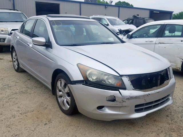 1HGCP36828A048937 - 2008 HONDA ACCORD EXL SILVER photo 1