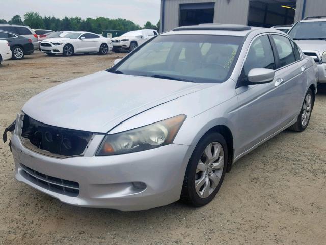 1HGCP36828A048937 - 2008 HONDA ACCORD EXL SILVER photo 2