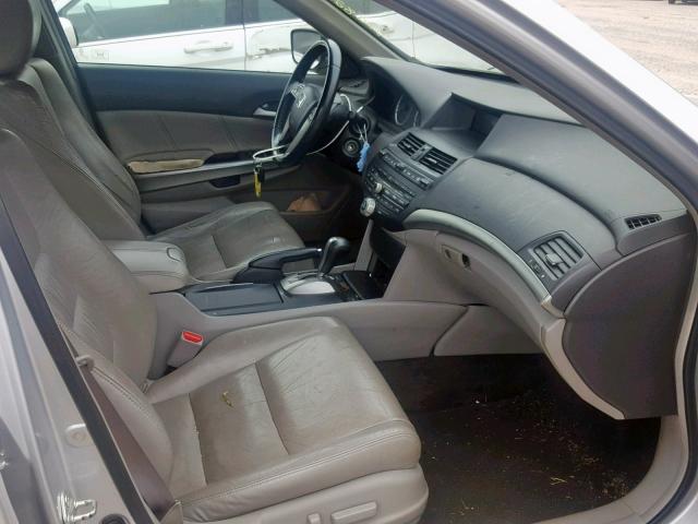 1HGCP36828A048937 - 2008 HONDA ACCORD EXL SILVER photo 5