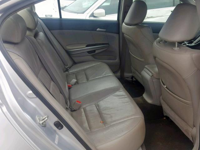 1HGCP36828A048937 - 2008 HONDA ACCORD EXL SILVER photo 6