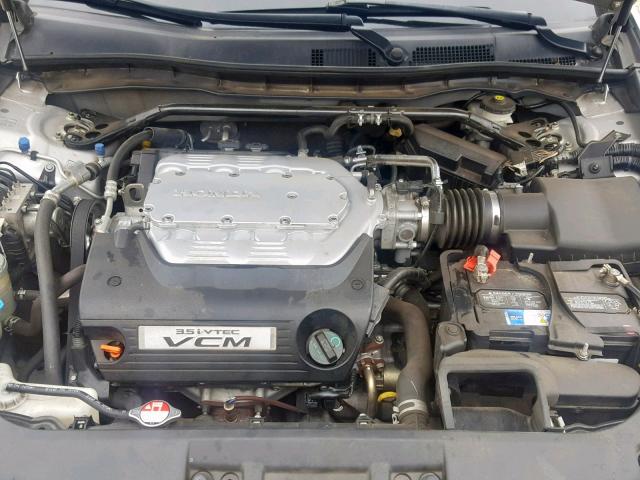 1HGCP36828A048937 - 2008 HONDA ACCORD EXL SILVER photo 7