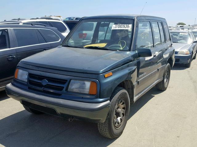 JS3TD03V6W4100549 - 1998 SUZUKI SIDEKICK J GREEN photo 2