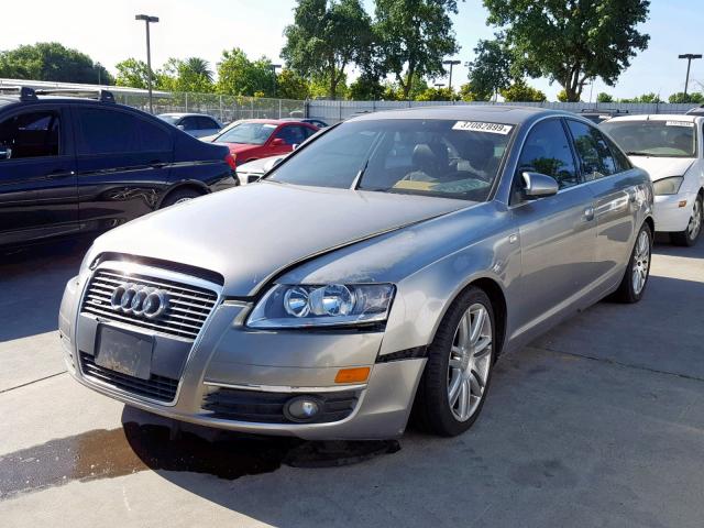 WAUDH74F06N099204 - 2006 AUDI A6 3.2 QUA GRAY photo 2